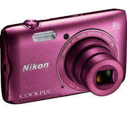 NIKON COOLPIX A300 Compact Camera - Pink